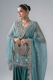 Maria B Mbroidered Unstitched Embroidered Organza 3Pc Suit BD-3107