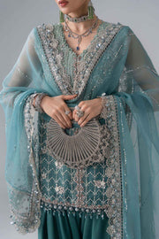 Maria B Mbroidered Unstitched Embroidered Organza 3Pc Suit BD-3107