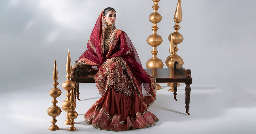 Maria B Mbroidered Unstitched Embroidered Organza 3Pc Suit BD-3108