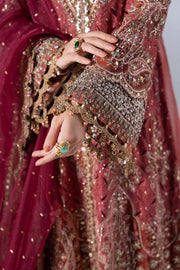 Maria B Mbroidered Unstitched Embroidered Organza 3Pc Suit BD-3108