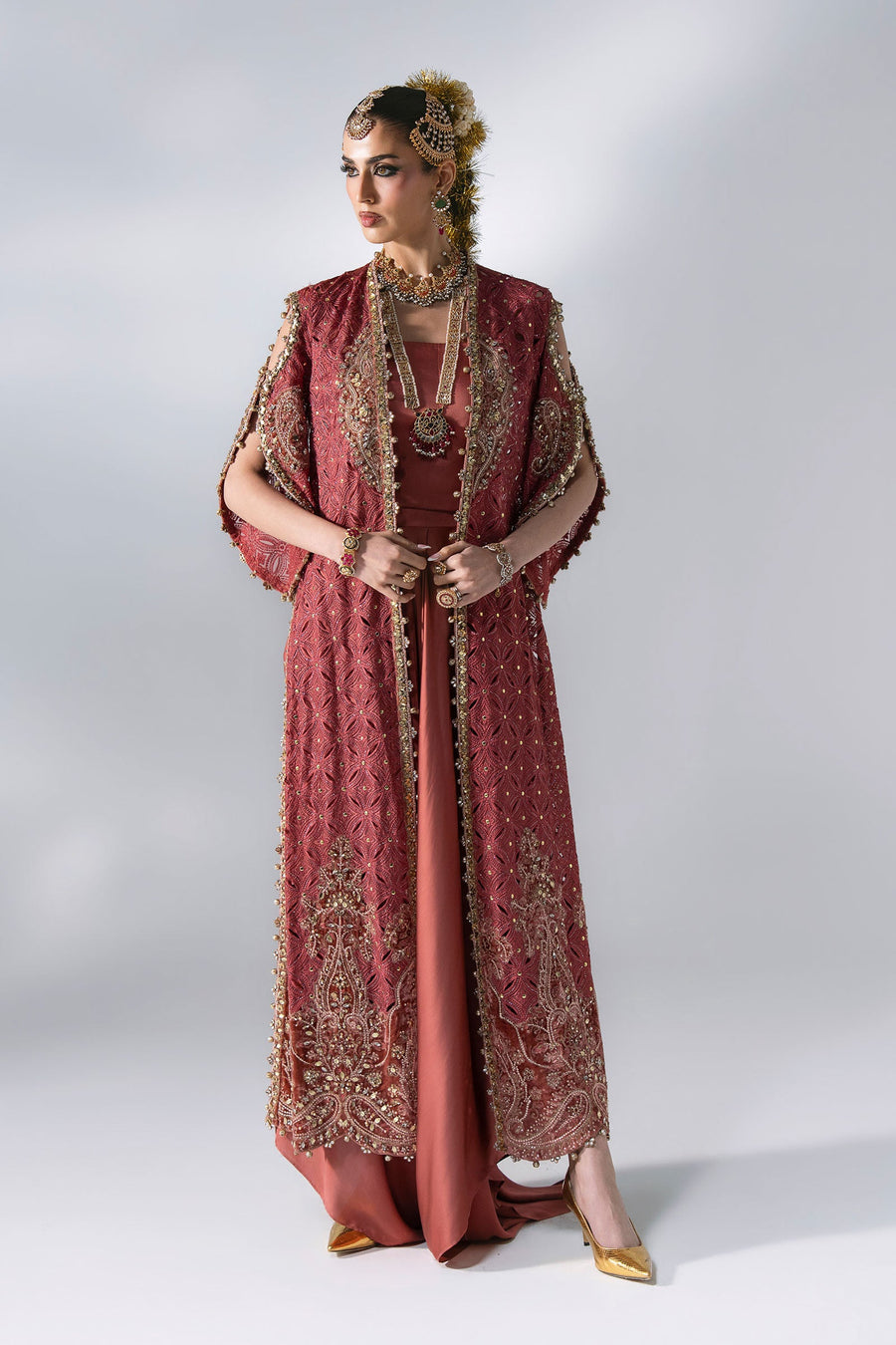 Maria B Mbroidered Unstitched Embroidered Organza 3Pc Suit BD-3108