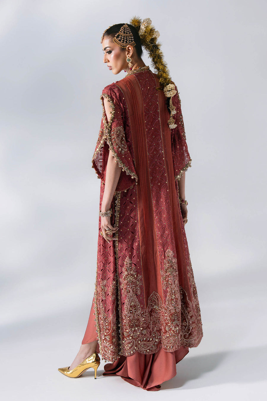 Maria B Mbroidered Unstitched Embroidered Organza 3Pc Suit BD-3108