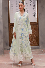 NUREH Bloom Embroidered Luxury Lawn Unstitched 3Pc Suit BL-12