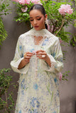 NUREH Bloom Embroidered Luxury Lawn Unstitched 3Pc Suit BL-12