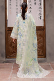 NUREH Bloom Embroidered Luxury Lawn Unstitched 3Pc Suit BL-12