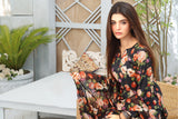 Feathers Premium Printed Lawn Unstitched 3Pc Suit BLACK BEAUTY-FT123