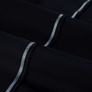 Koros by Dynasty Fabrics Men's Unstitched Cotton Suit - Black