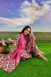 Feathers Dosti Digital Printed Khaddar Unstitched 3Pc Suit BLISKEN-FT584