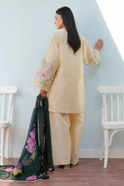 Coco by Zara Shahjahan Embroidered Lawn Unstitched 3Pc Suit D-01B BLOOM
