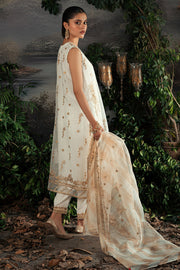 Cross Stitch Luxe Atelier Unstitched Organza 4Pc Suit - BLOOMING IRENE