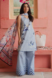 Coco Prints by Zara Shahjahan Unstitched Lawn 3Pc Suit D-04 BLUEBERRY