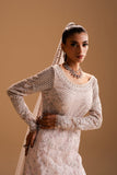 Zariya Afsanay Bareeze Net Unstitched 3Pc Suit ZB50032 BLUSH
