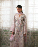 Neeshay Printkari Embroidered Lawn Unstitched 3Pc Suit - BLUSHÉ