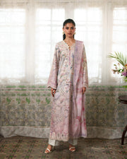 Neeshay Printkari Embroidered Lawn Unstitched 3Pc Suit - BLUSHÉ