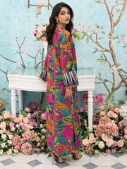 Charizma Belle Unstitched Embroidered Khaddar 2Pc Suit BLW3-01