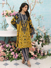 Charizma Belle Unstitched Embroidered Khaddar 2Pc Suit BLW3-02A