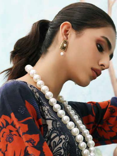 Charizma Belle Unstitched Embroidered Khaddar 2Pc Suit BLW3-02B
