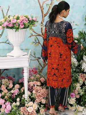 Charizma Belle Unstitched Embroidered Khaddar 2Pc Suit BLW3-02B