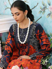 Charizma Belle Unstitched Embroidered Khaddar 2Pc Suit BLW3-02B
