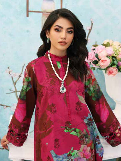 Charizma Belle Unstitched Embroidered Khaddar 2Pc Suit BLW3-03