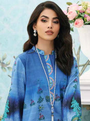 Charizma Belle Unstitched Embroidered Khaddar 2Pc Suit BLW3-05
