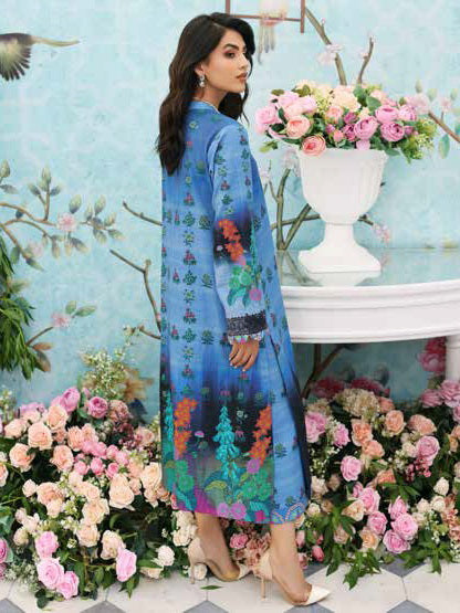 Charizma Belle Unstitched Embroidered Khaddar 2Pc Suit BLW3-05