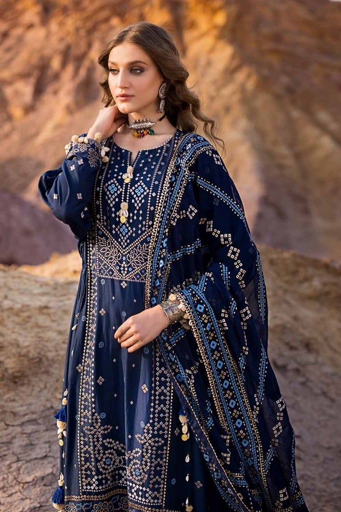 Gul Ahmed Chunri Embroidered Lawn Unstitched 3Pc Suit BM-42006