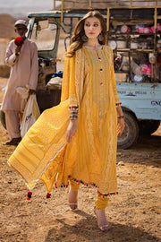 Gul Ahmed Chunri Embroidered Lawn Unstitched 3Pc Suit BM-42007