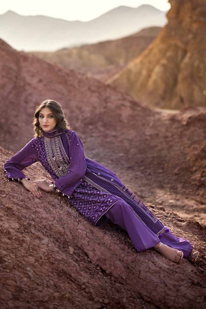 Gul Ahmed Chunri Embroidered Lawn Unstitched 3Pc Suit BM-42008
