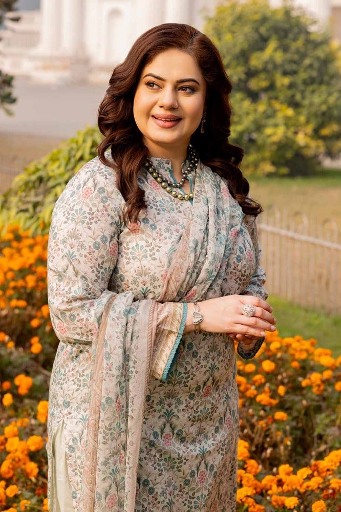 Gul Ahmed Mothers Printed Lawn Unstitched 3Pc Suit BM-42012