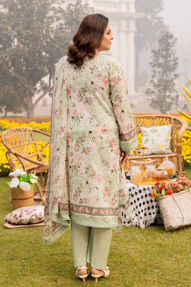 Gul Ahmed Mothers Printed Lawn Unstitched 3Pc Suit BM-42013