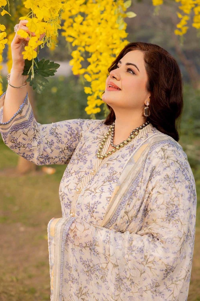 Gul Ahmed Mothers Printed Lawn Unstitched 3Pc Suit BM-42014