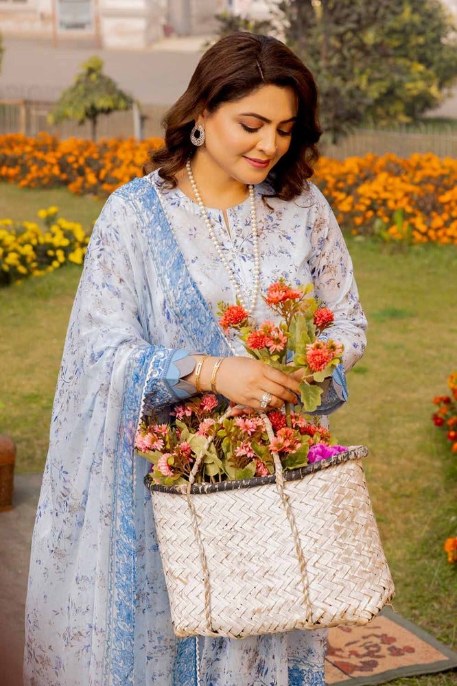 Gul Ahmed Mothers Printed Lawn Unstitched 3Pc Suit BM-42015