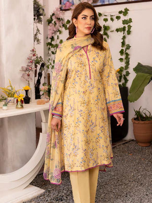 Gul Ahmed Printed Lawn Unstitched 3Pc Suit BM-42022