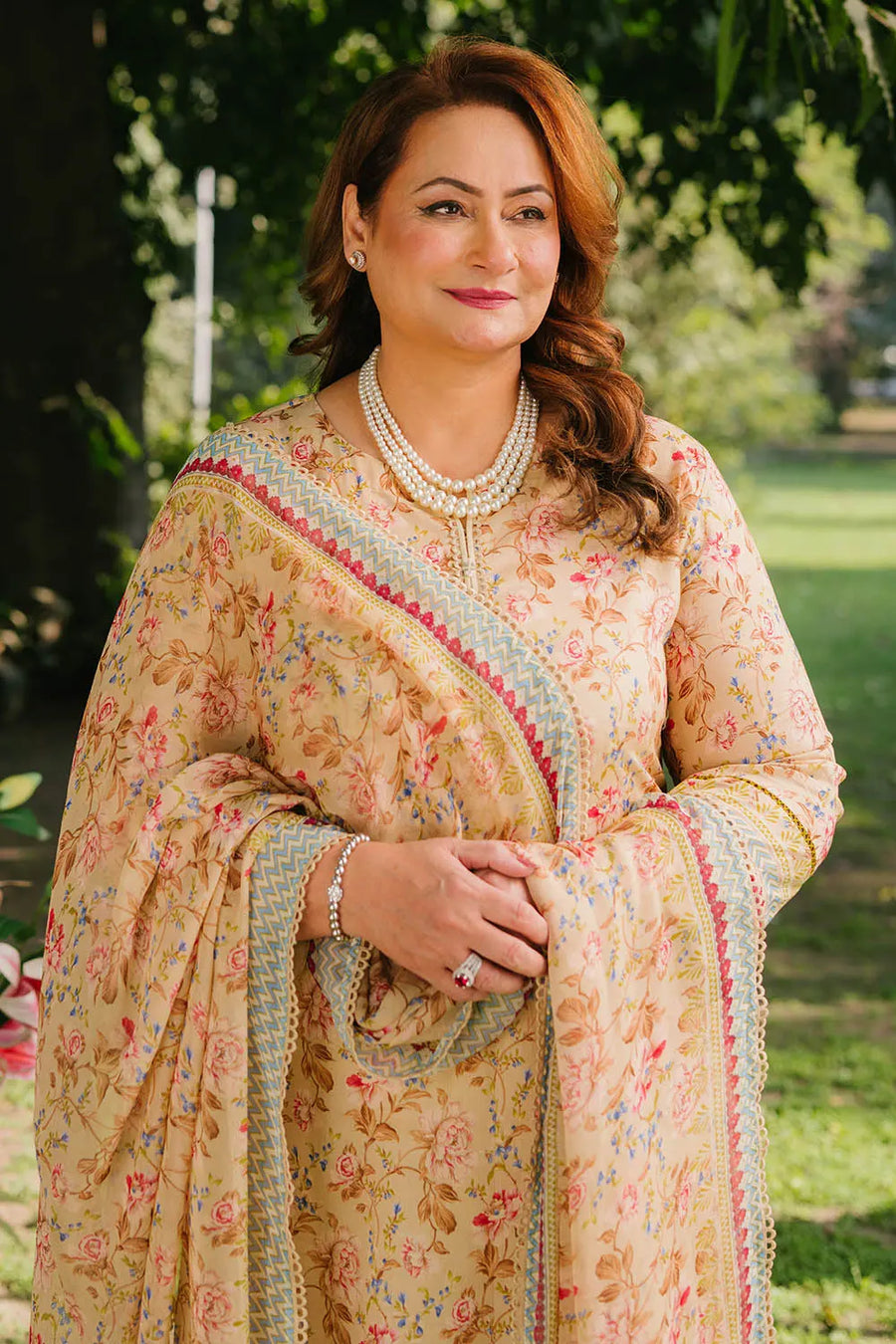 Gul Ahmed Tribute To Mother Unstitched Lawn 3Pc Suit BM-52006