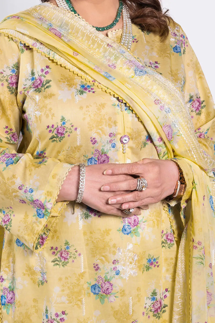 Gul Ahmed Tribute To Mother Unstitched Lawn 3Pc Suit BM-52007