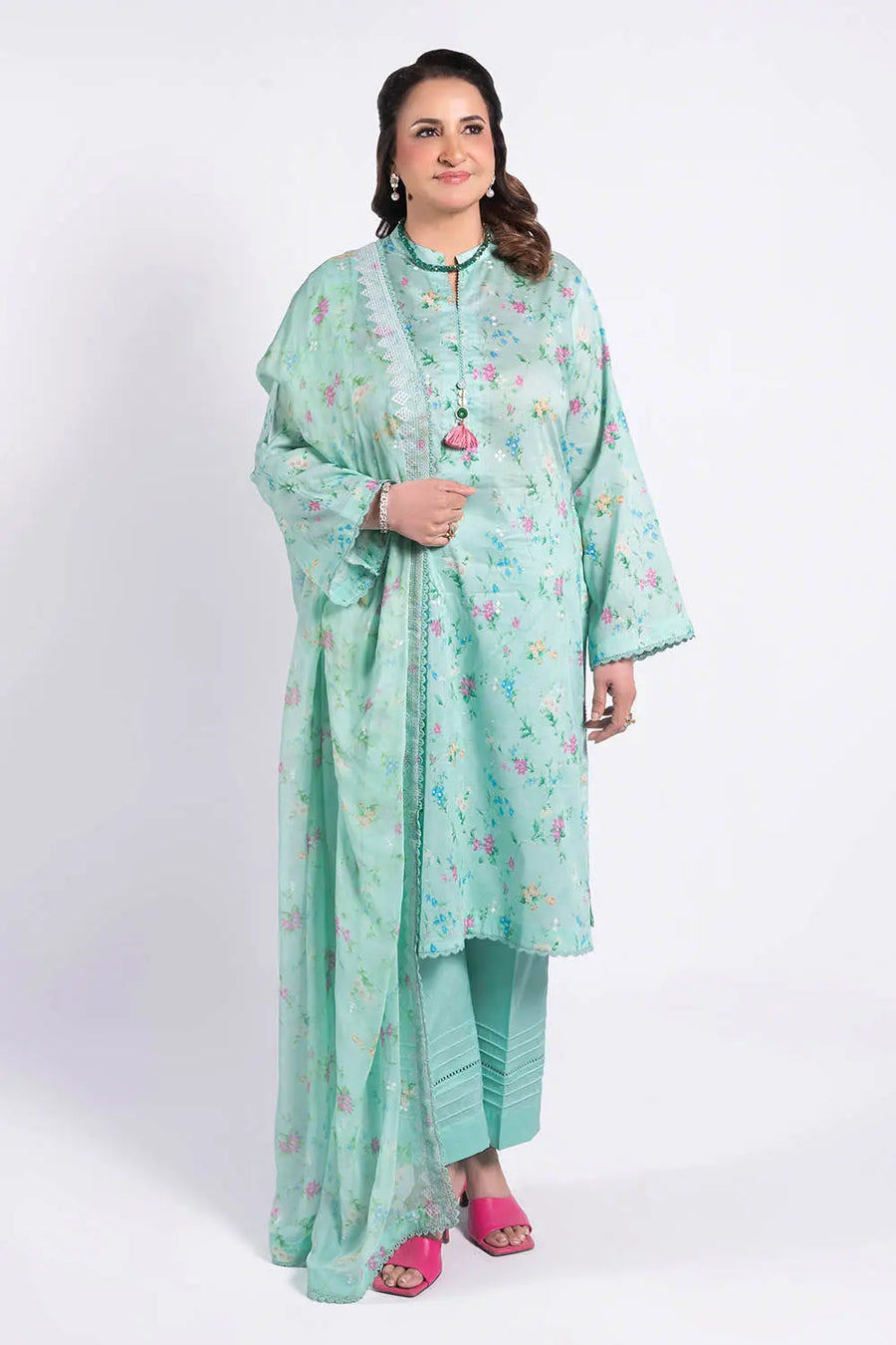 Gul Ahmed Tribute To Mother Unstitched Lawn 3Pc Suit BM-52008