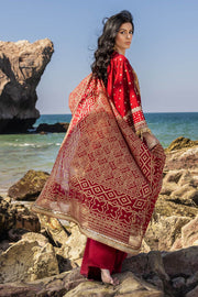 Gul Ahmed Chunri Embroidered Lawn Unstitched 3Pc Suit BM-52018