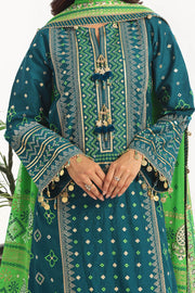 Gul Ahmed Chunri Embroidered Lawn Unstitched 3Pc Suit BM-52025