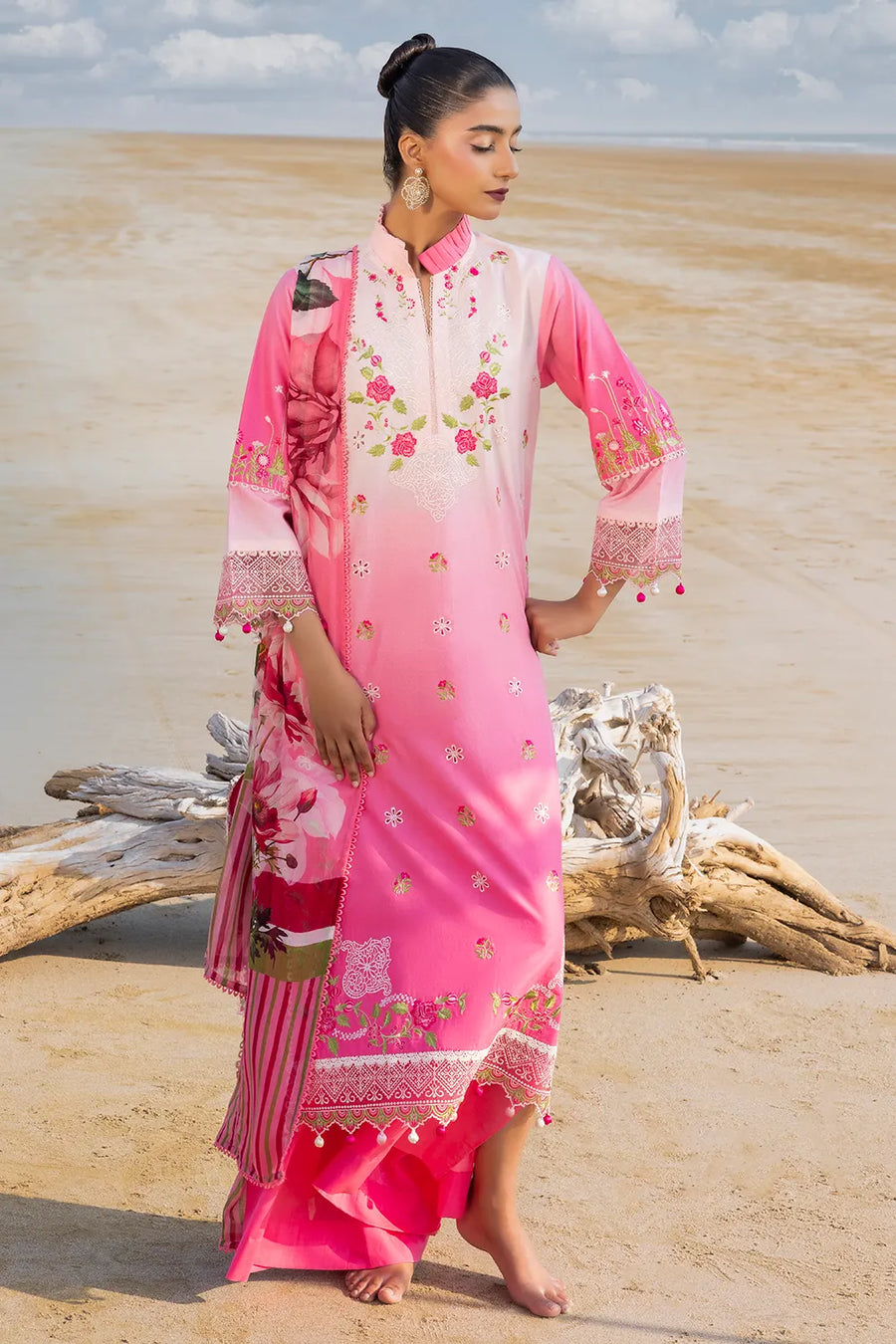 Gul Ahmed New Season Embroidered Lawn Unstitched 3Pc Suit BM-52029