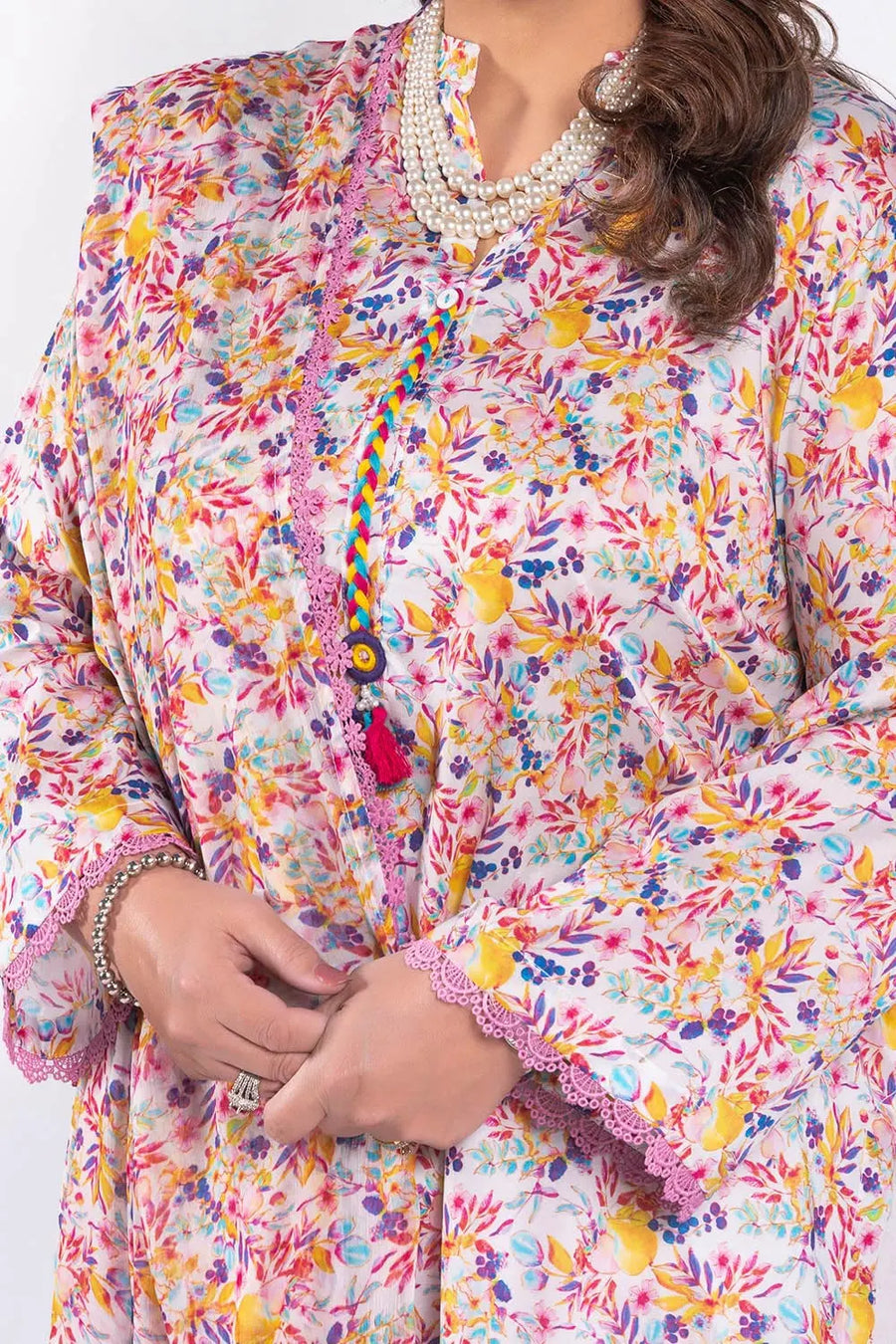 Gul Ahmed Tribute To Mother Unstitched Lawn 3Pc Suit BM-52030