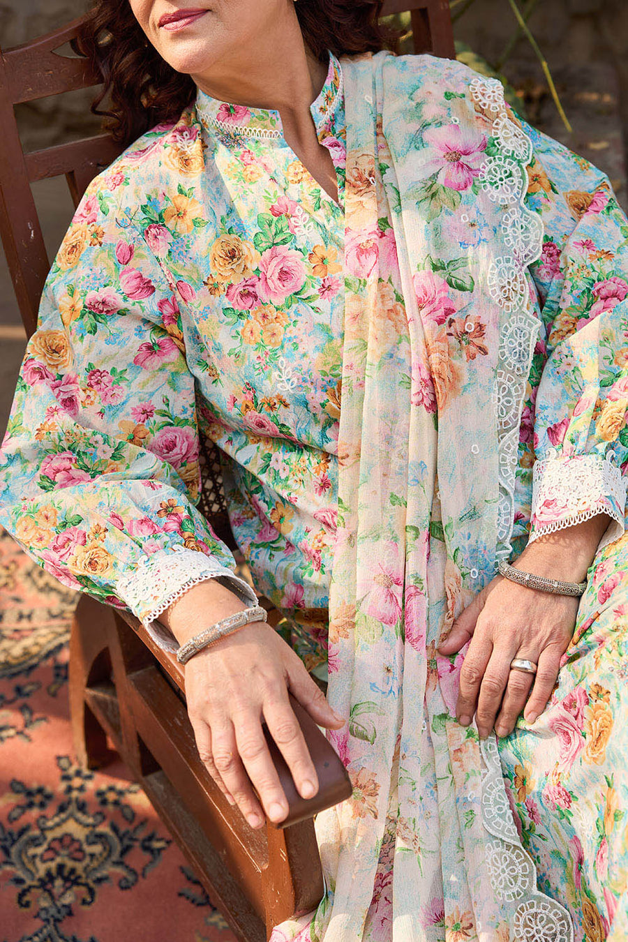 Gul Ahmed Tribute to Mothers Embroidered Lawn Unstitched 3Pc Suit BM-62024