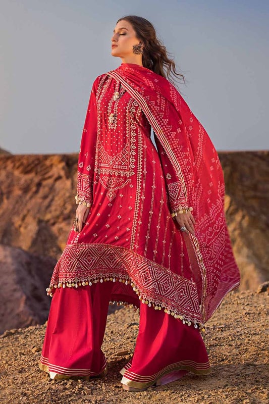 Gul Ahmed Chunri Embroidered Lawn Unstitched 3Pc Suit BN-42001