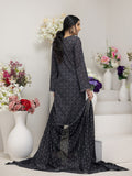 Regalia Salina Black & White Unstitched Printed Lawn 3Pc Suit BNW4-10