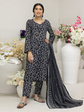 Regalia Salina Black & White Unstitched Printed Lawn 3Pc Suit BNW4-4