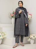 Regalia Salina Black & White Unstitched Printed Lawn 3Pc Suit BNW4-5