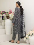 Regalia Salina Black & White Unstitched Printed Lawn 3Pc Suit BNW4-6