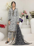 Regalia Salina Black & White Unstitched Printed Lawn 3Pc Suit BNW4-8