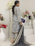 Regalia Salina Black & White Unstitched Printed Lawn 3Pc Suit BNW4-8