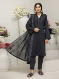 Regalia Salina Black & White Unstitched Printed Lawn 3Pc Suit BNW4-9